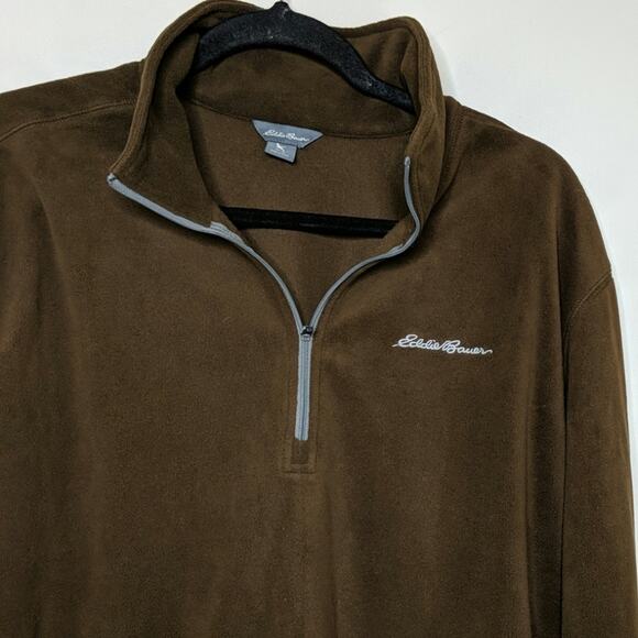 Eddie Bauer 1/2 Zip Fleece - Size L - GUC - Picture 2 of 7